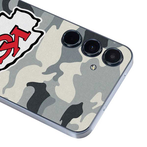 NFL Kansas City Chiefs Camo Galaxy A55 5G Skin